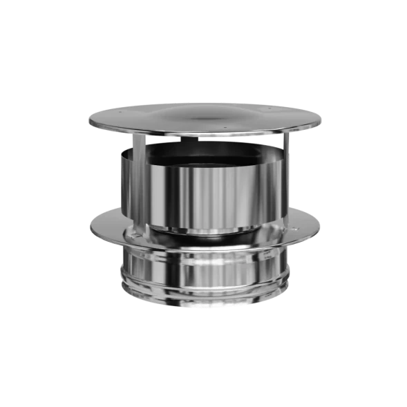 Оголовок с ВЕТРОЗАЩИТОЙ (430/0,5 + нерж.) Ф150х210